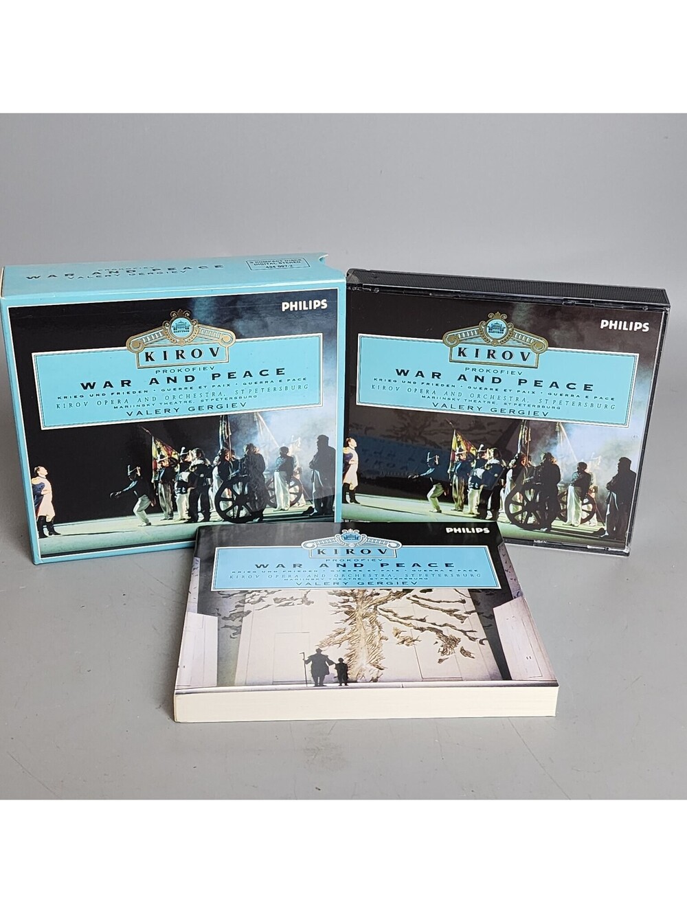 Prokofiev: War and Peace Op. 91 - Kirov Opera Gergiev 3 CD Set Philips 434097-2